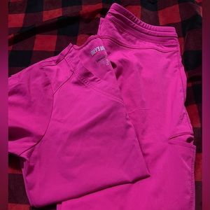 Greys Anatomy XS Scrub Set by Barco hot Pink